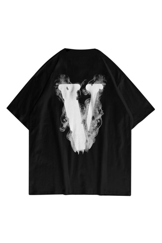 Unisex Vlone Siyah T Shirt