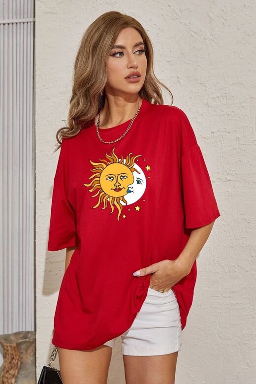Unisex Larks' Tongues In Aspic Baskılı T-shirt