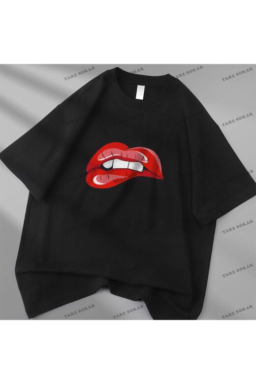 Y2K Unisex Harajuka Anime Retro Kawai Kuromi T-shirt Kod-Mavi-Etiket:  8487