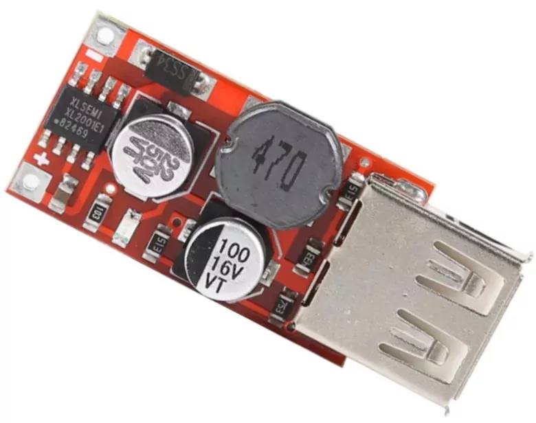 DC-DC Araç USB Modülü 9V 12V 24V Gerilimi 5V Voltaj Düşürücü 3A