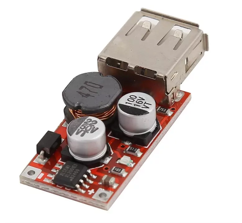 DC-DC Araç USB Modülü 9V 12V 24V Gerilimi 5V Voltaj Düşürücü 3A