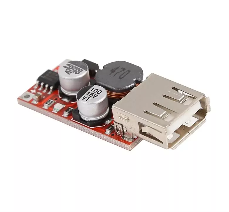DC-DC Araç USB Modülü 9V 12V 24V Gerilimi 5V Voltaj Düşürücü 3A