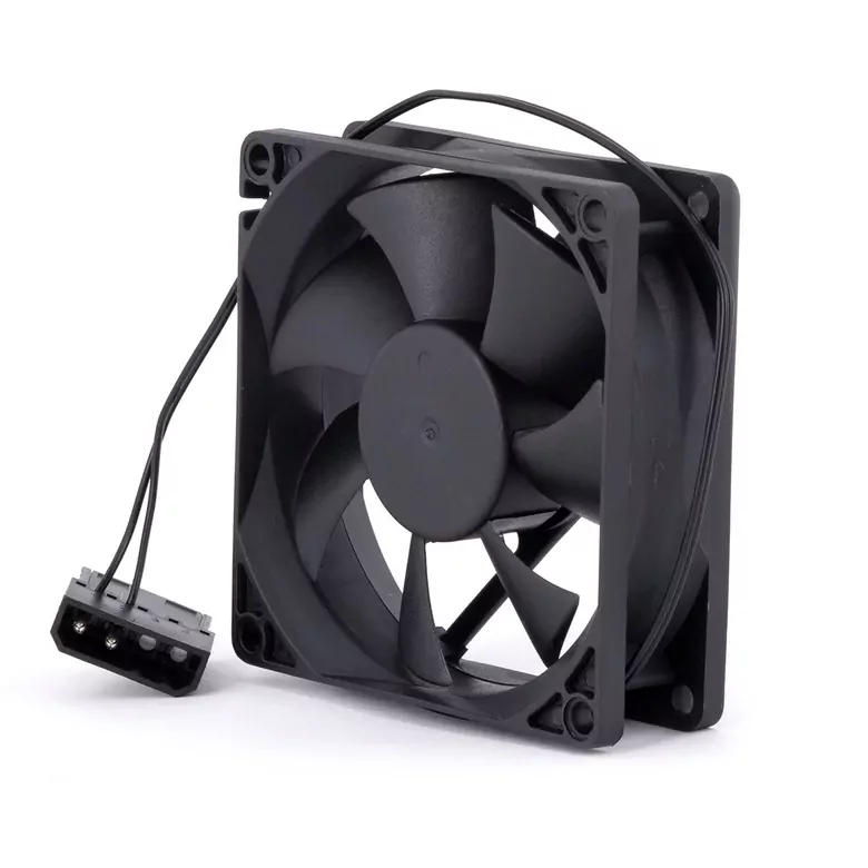 DC 12V 4 Pinli 80x80mm 8cm Kare Kasa Fanı Sleeve Bearing Fan