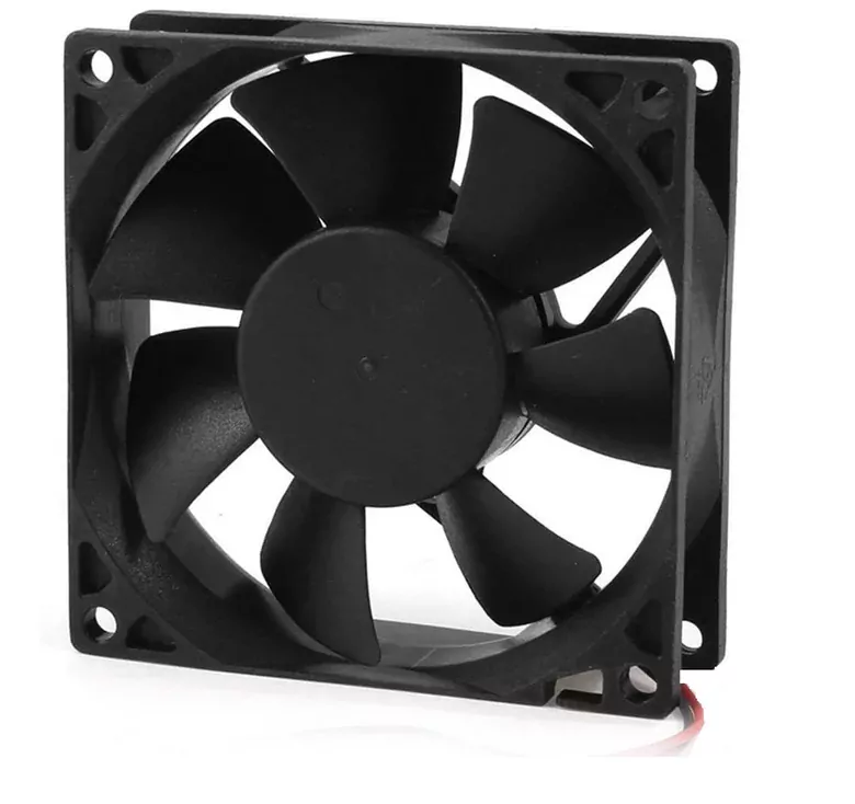 DC 12V 4 Pinli 80x80mm 8cm Kare Kasa Fanı Sleeve Bearing Fan
