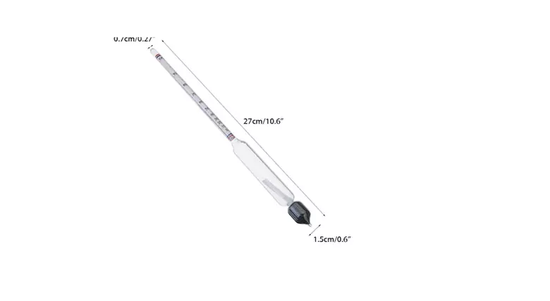 27CM Uzun Form Dansimetre Alkol-Metre 0-100 Derece Alkol Ölçer 27CM Uzun Form Dansimetre Alkol-Metre 0-100 Derece Alkol Ölçer