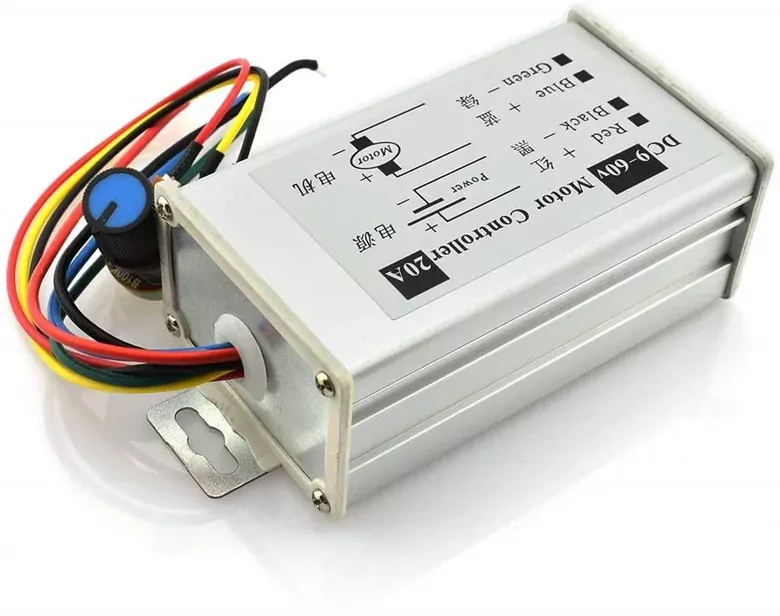 9V 12V 24V 36V 48V 60V 20A PWM DC Motor Hız Kontrol Modülü