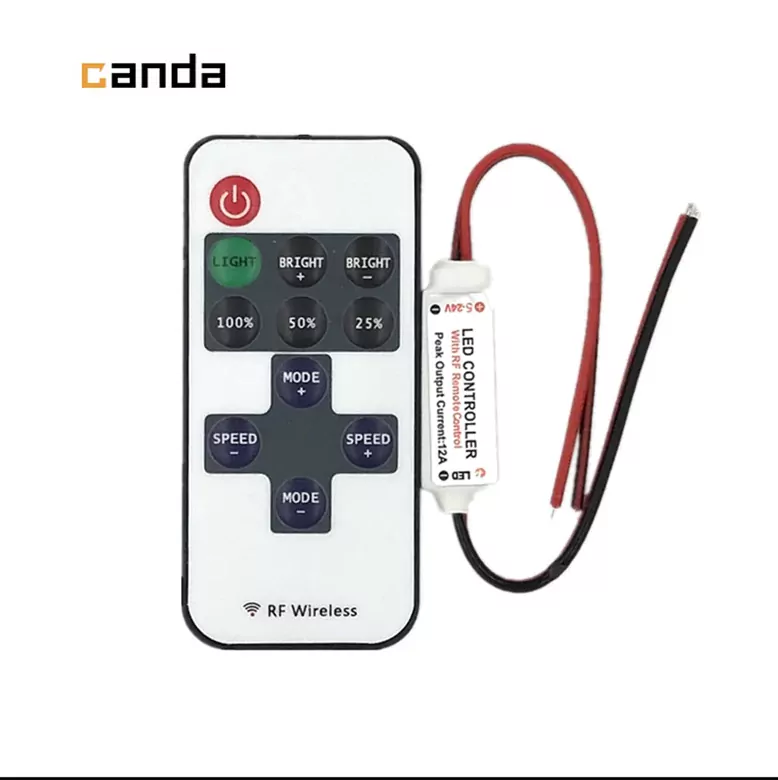 RF Uzaktan Kumandalı Şerit Led Dimmer LED Işık Kontrolü 12V/24V RF Uzaktan Kumandalı Şerit Led Dimmer LED Işık Kontrolü 12V/24V