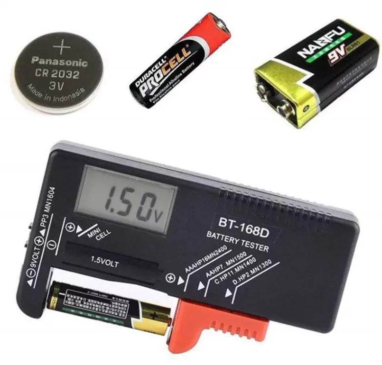 BT-168D LCD Ekranlı Dijital Pil Kapasite Ölçüm Test Cihazı