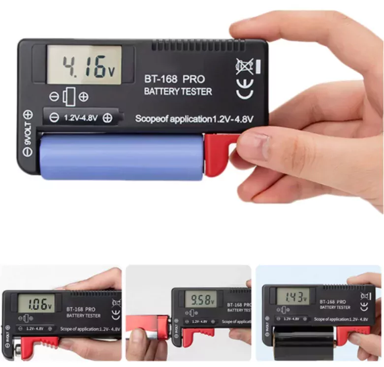 BT-168 Pro LCD Ekranlı Dijital Pil Kapasite Ölçüm Test Cihazı