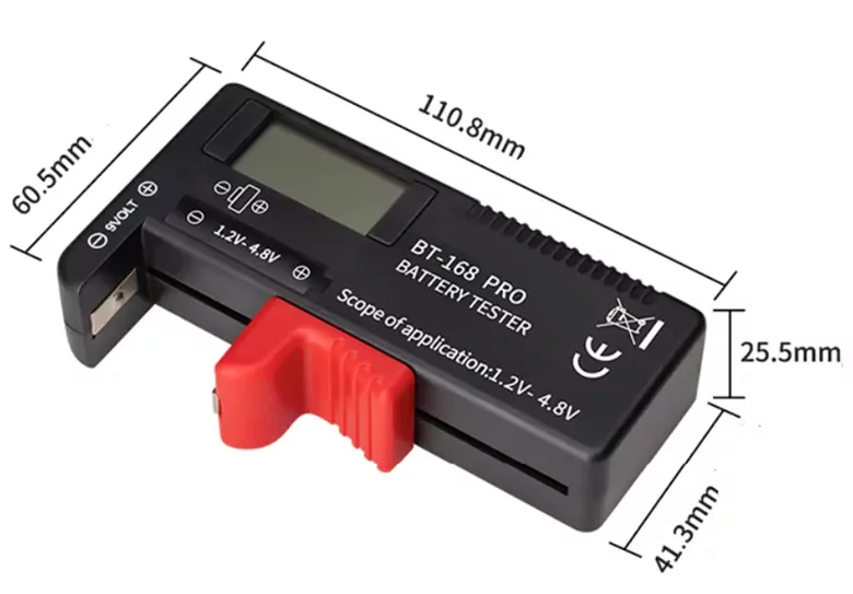 BT-168 Pro LCD Ekranlı Dijital Pil Kapasite Ölçüm Test Cihazı
