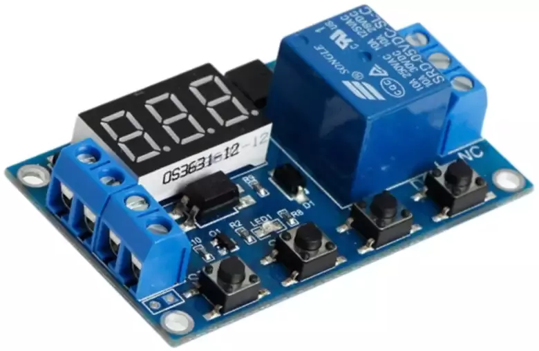 DC 6-30V Zaman Ayarlı Geciktirmeli 12V 24V Led Ekran Zaman Rölesi