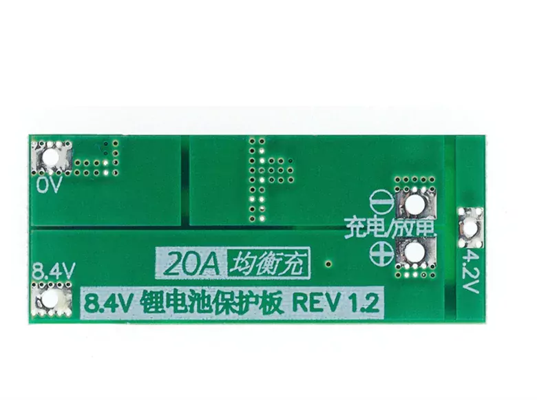 2S 20A BMS 8.4V 18650 Korumalı Lityum Pil Şarj Koruma Devresi