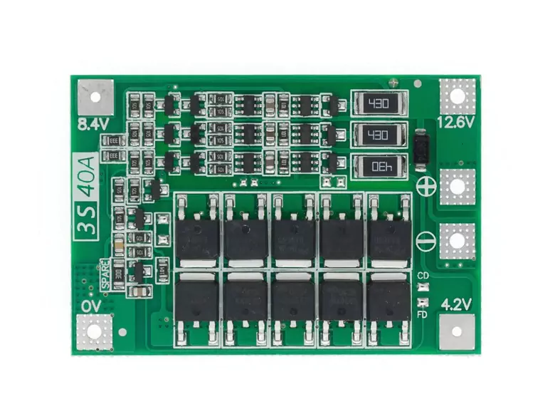 3S 40A 18650 BMS Lityum Pil Şarj Koruma Modülü Balans Versiyon