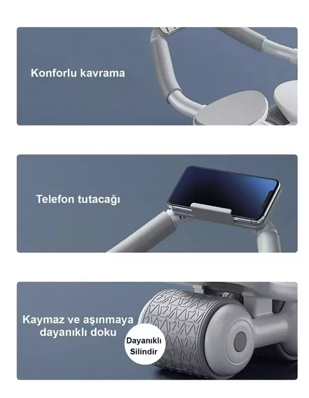 Dijital Ekranlı Çek Bırak - Dirsek Destekli Mekik Aleti - Karın Egzersiz Aleti Dijital Ekranlı Çek Bırak - Dirsek Destekli Mekik Aleti - Karın Egzersiz Aleti
