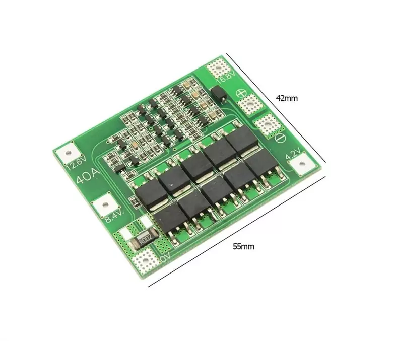 4S 40A Standart Versiyon 18650 BMS Lityum Pil Şarj Koruma Devresi