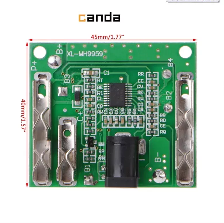 5S 20A BMS 18/21V 18650 Li-ion Lityum Pil Şarj Koruma Devresi