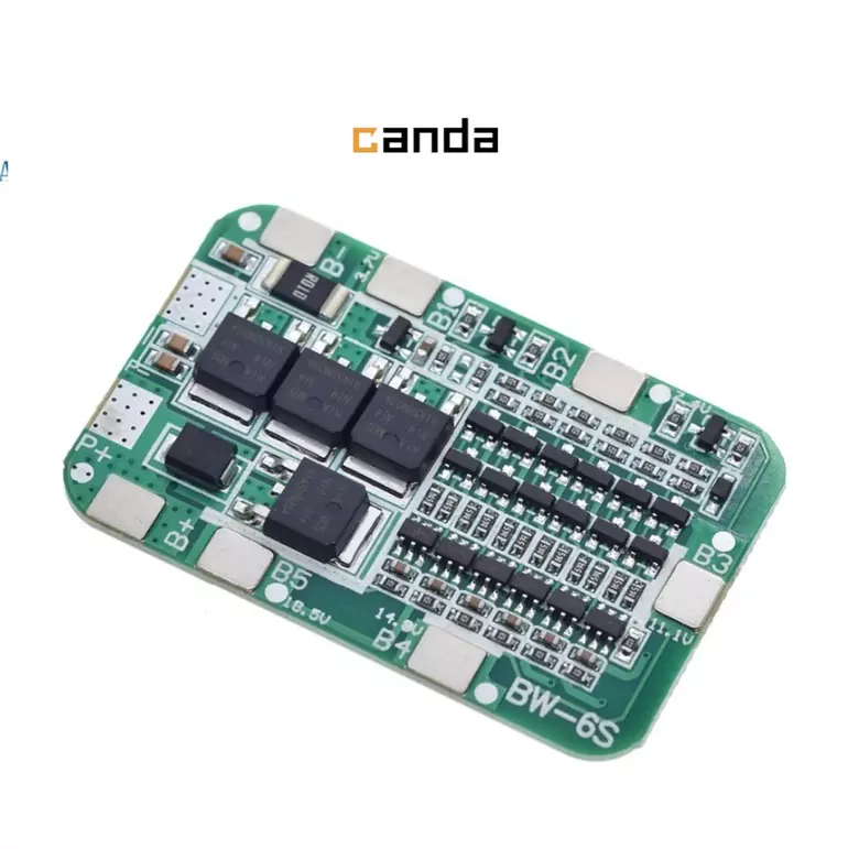 6S 12A 25.5V 18650 BMS Lityum Batarya Pil Korumalı Şarj Devresi