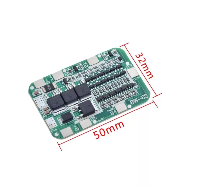 6S 12A 25.5V 18650 BMS Lityum Batarya Pil Korumalı Şarj Devresi