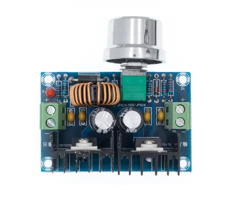 XL4016 Potlu Ayarlanabilir 8A Güç Kaynağı Voltaj Düşürücü XH-M401