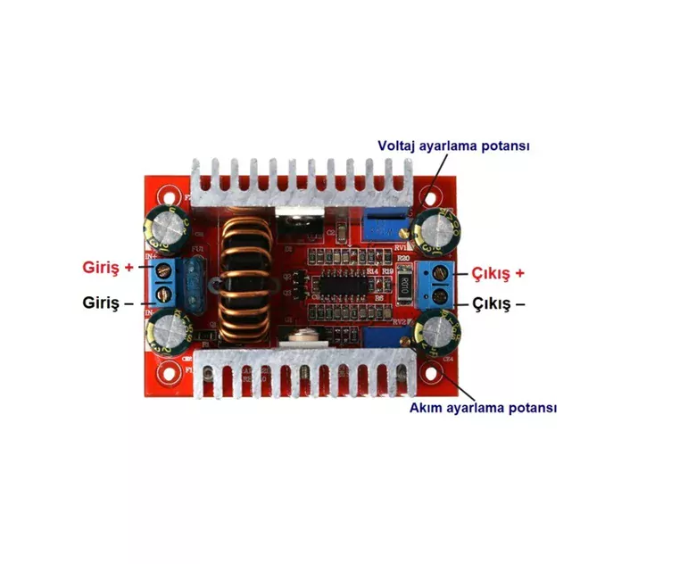 400W 15A 10-60V DC-DC Çevirici Step-Up Booster Voltaj Yükseltici 400W 15A 10-60V DC-DC Çevirici Step-Up Booster Voltaj Yükseltici