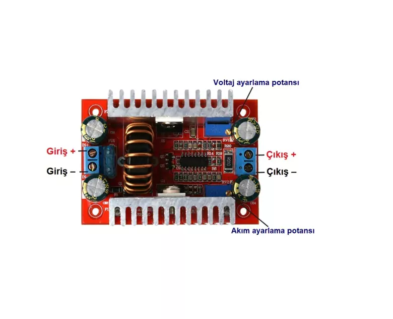400W 15A 10-60V DC-DC Çevirici Step-Up Booster Voltaj Yükseltici 400W 15A 10-60V DC-DC Çevirici Step-Up Booster Voltaj Yükseltici