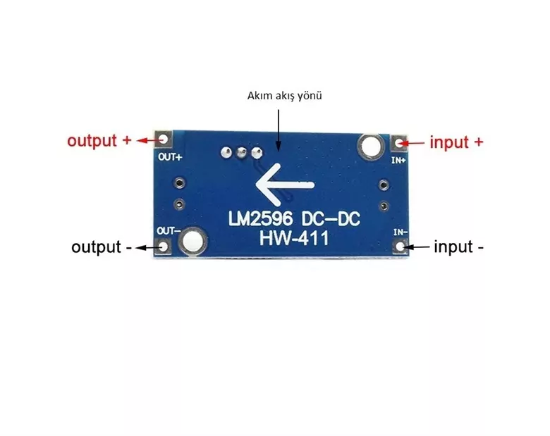 LM2596 3A DC-DC Voltaj Düşürücü Step Down Modül