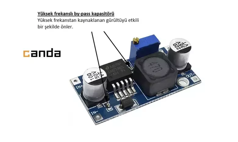 LM2596 3A DC-DC Voltaj Düşürücü Step Down Modül