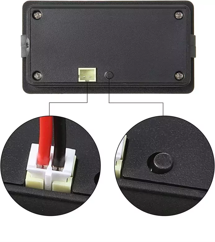 6V-73V Asit Kurşun Lityum Pil Test Kapasite Göstergesi Voltmetre