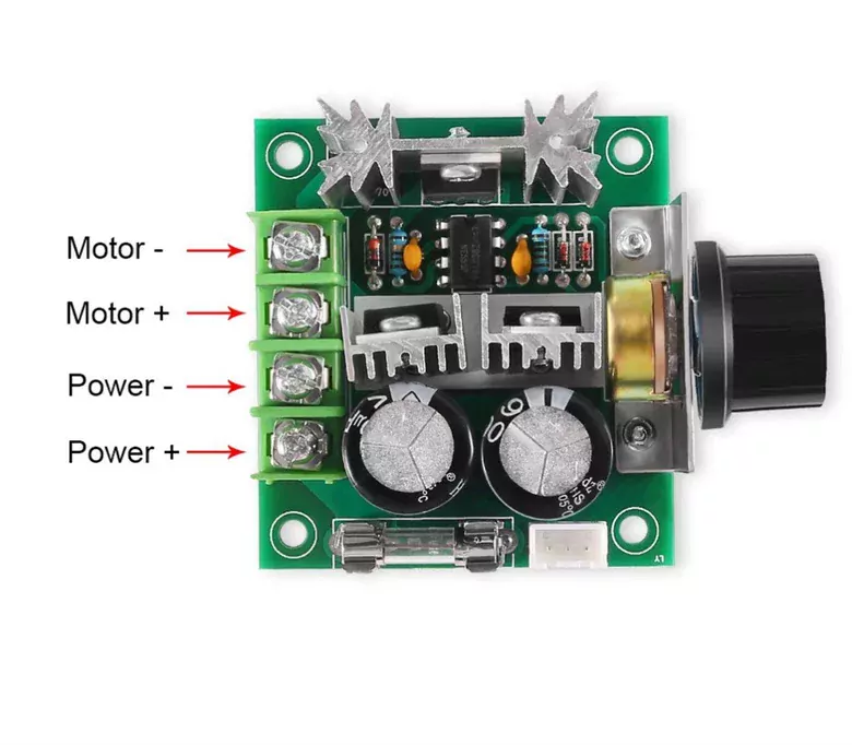 10A PWM Motor Hız Kontrol Devresi Dimmer DC 12V-40V 24V 36V