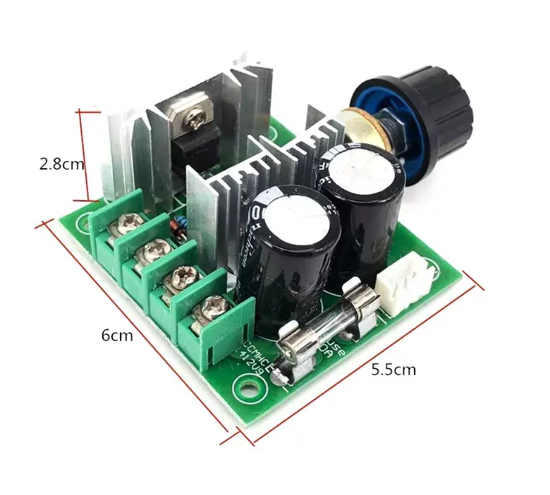 10A PWM Motor Hız Kontrol Devresi Dimmer DC 12V-40V 24V 36V