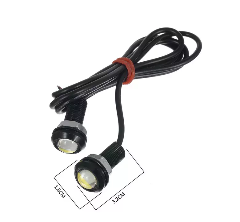 2 Adet Vidalı Kartal Gözü Eagle Eye Gündüz Ledi Ayna Altı Ledi