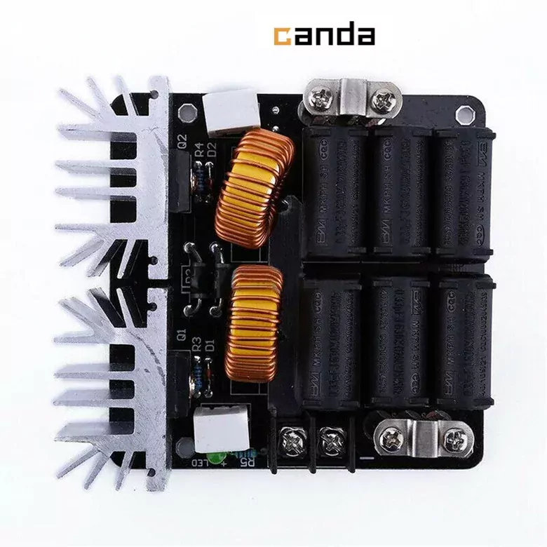 DC 1kW 12V-48V 20A ZVS Tesla Bobinli İndüksiyon Isıtma Devresi DC 1kW 12V-48V 20A ZVS Tesla Bobinli İndüksiyon Isıtma Devresi