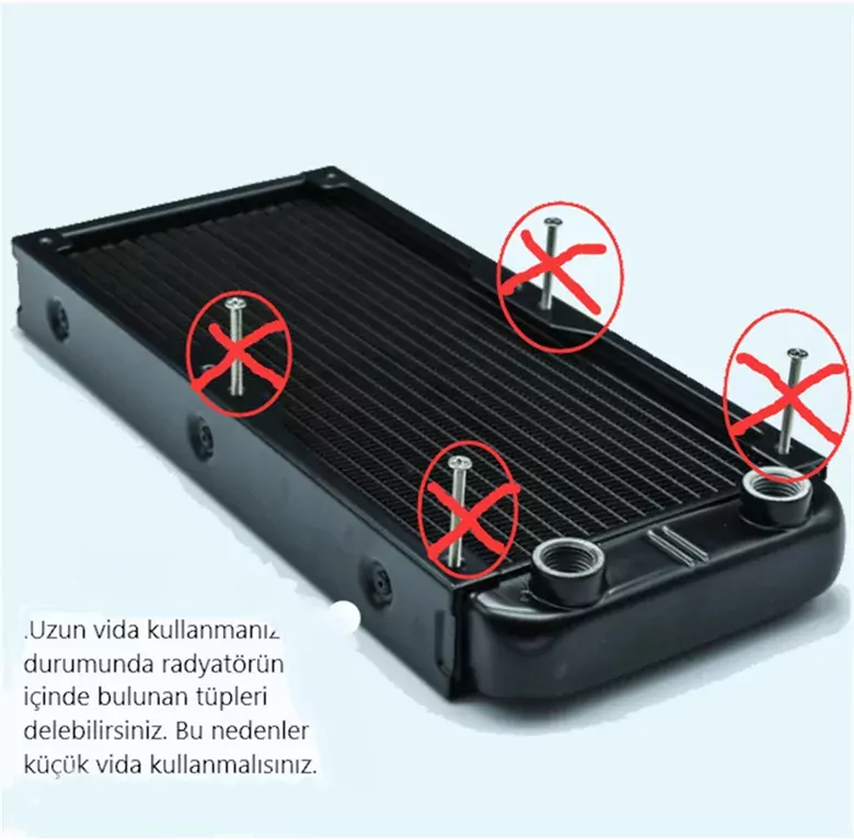 90mm Alüminyum CPU Su Soğutma Radyatörü 90mm Alüminyum CPU Su Soğutma Radyatörü