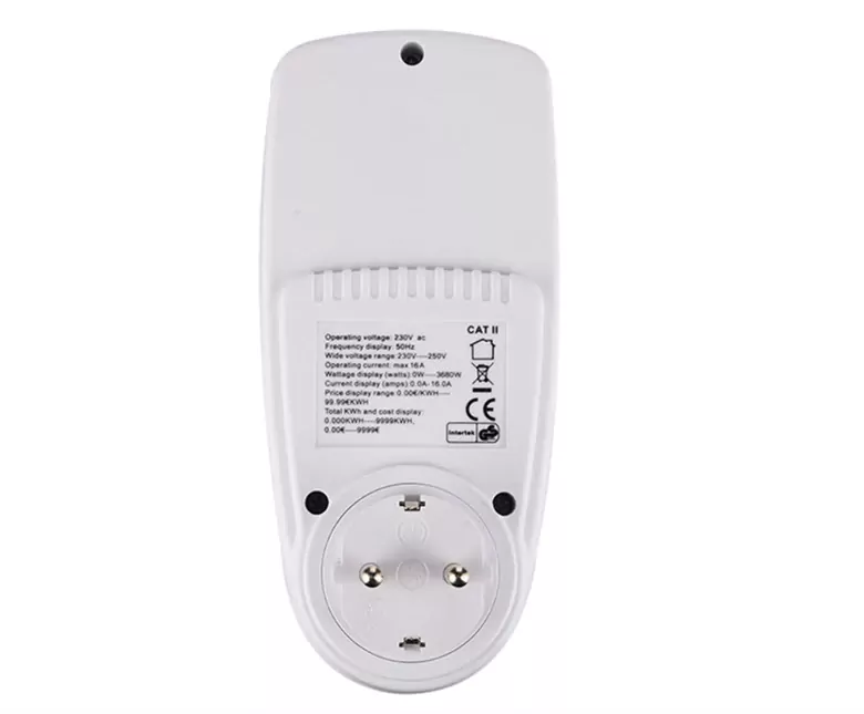 Dijital Wattmetre Enerji Sarfiyat Ölçer Tüketim Ölçer 220V Priz