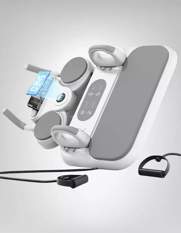 Ev Tipi Tekerlekli Pilates & Fitness Egzersiz Istasyonu | Şınav, Mekik, Direnç Bandı, Spor Aleti