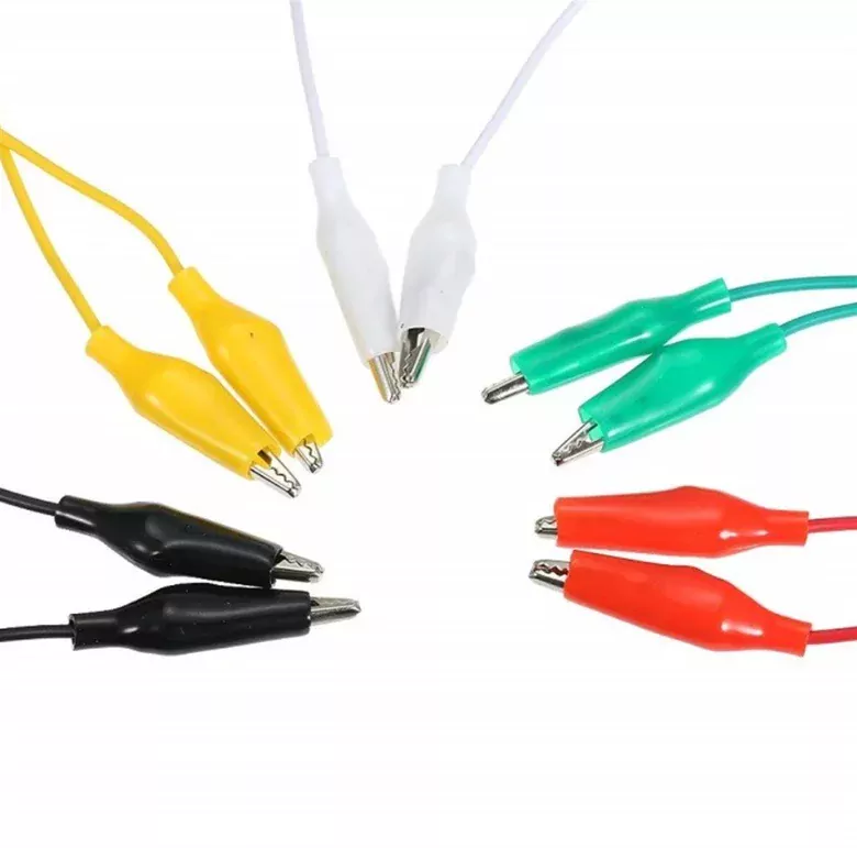 10'lu Krokodil Kablo Timsah Ağızlı Kıskaç Timsah Ağzı 50cm