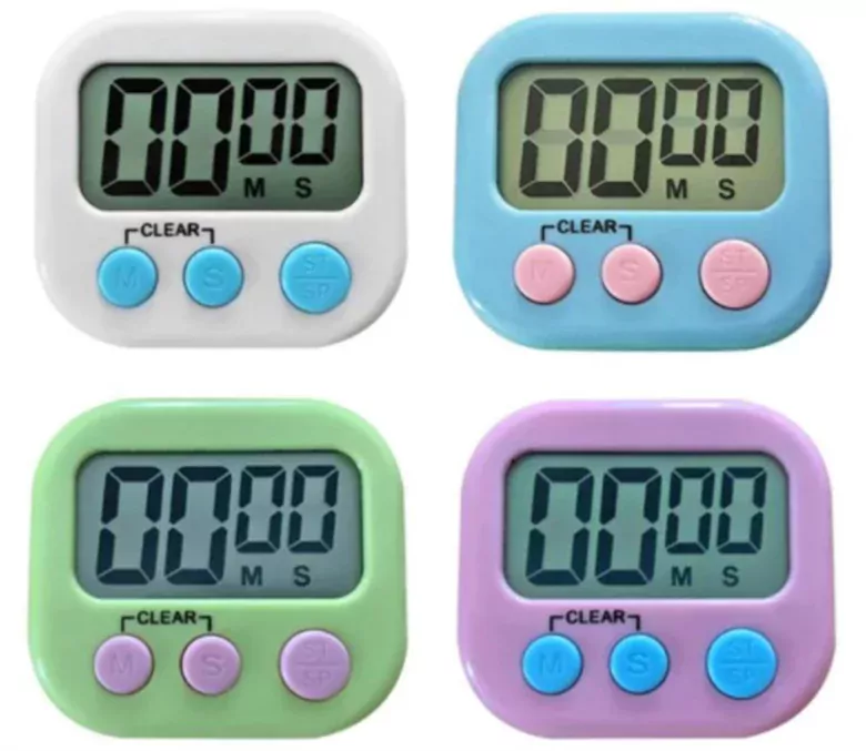 Dijital Ekranlı Alarmlı Mıknatıslı Mutfak Zamanlayıcı Fırın Timer