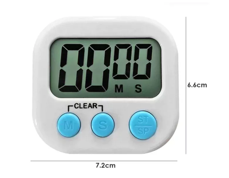 Dijital Ekranlı Alarmlı Mıknatıslı Mutfak Zamanlayıcı Fırın Timer