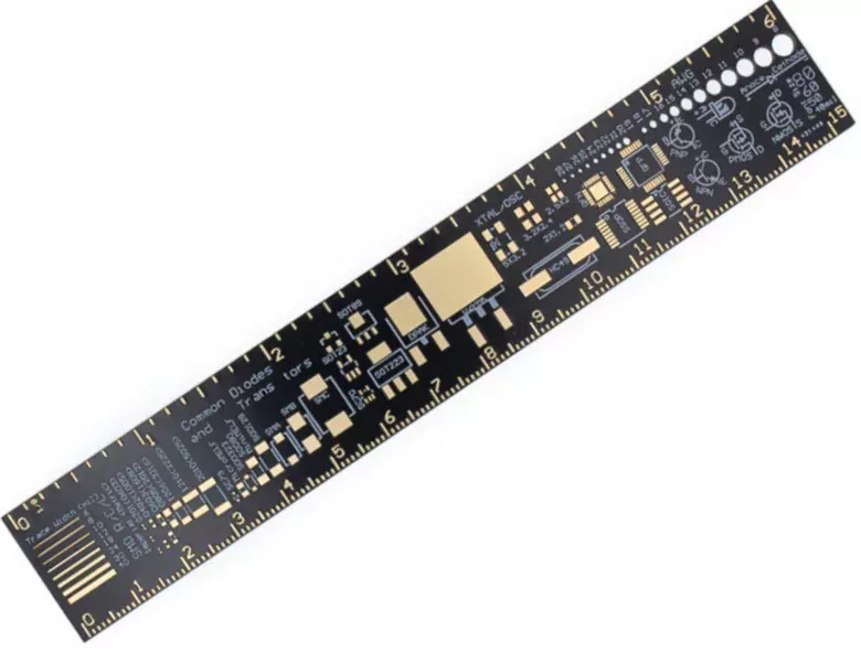 PCB Referans Cetveli 15CM PCB Cetvel Elektronik Mühendisleri İçin