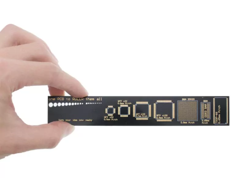 PCB Referans Cetveli 15CM PCB Cetvel Elektronik Mühendisleri İçin