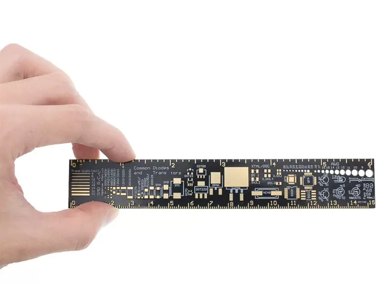 PCB Referans Cetveli 15CM PCB Cetvel Elektronik Mühendisleri İçin