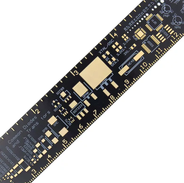 PCB Referans Cetveli 15CM PCB Cetvel Elektronik Mühendisleri İçin