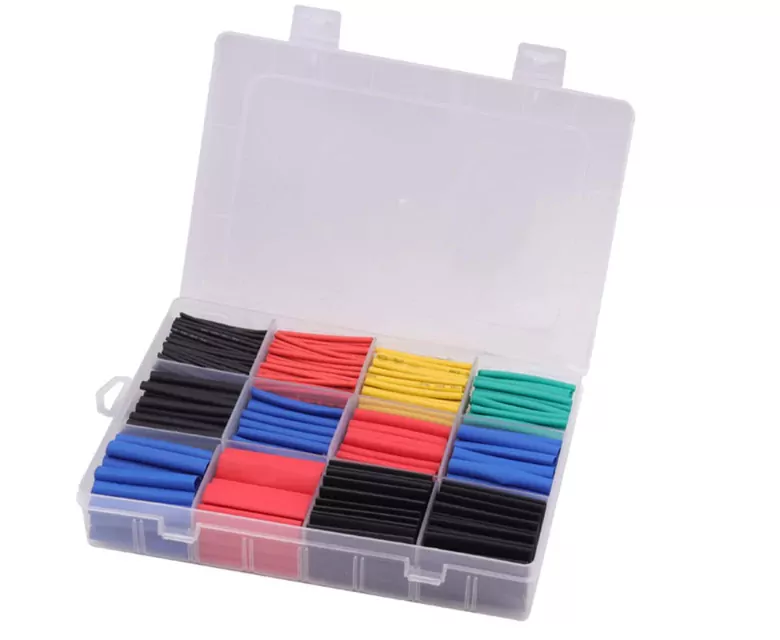 750 Parça Kutulu Heat Shrink Makaron Daralan Kablo Tamir Seti