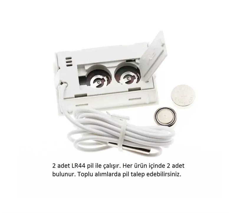 Problu Dijital Termometre LCD Ekran Mutfak Kuluçka İç Dış Mekan Problu Dijital Termometre LCD Ekran Mutfak Kuluçka İç Dış Mekan