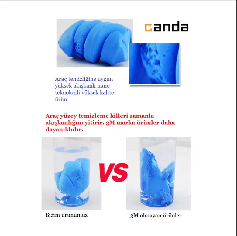 180g 3M Nano Araç Yüzey Temizleme Kil Hamuru 180g 3M Nano Araç Yüzey Temizleme Kil Hamuru