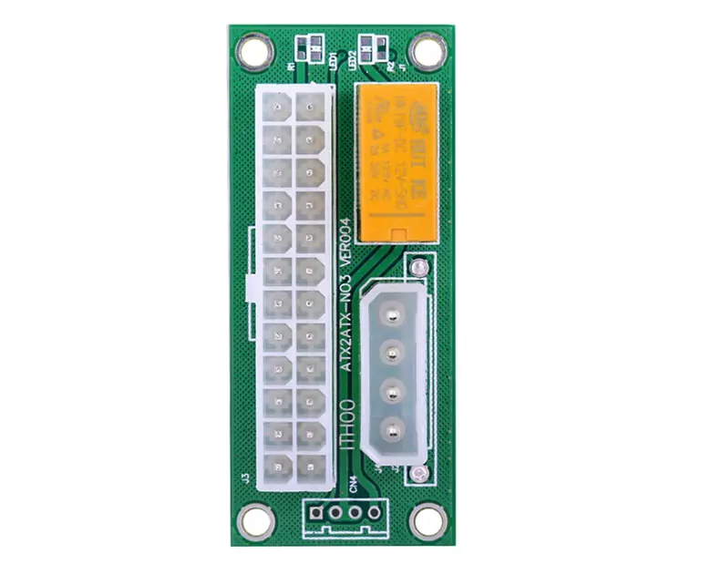 ADD2PSU ATX-SATA Molex 4 Pin 24 Pin Psu Çoklayıcı Güç Kaynağı Bağlantı Adaptörü Mining Riser