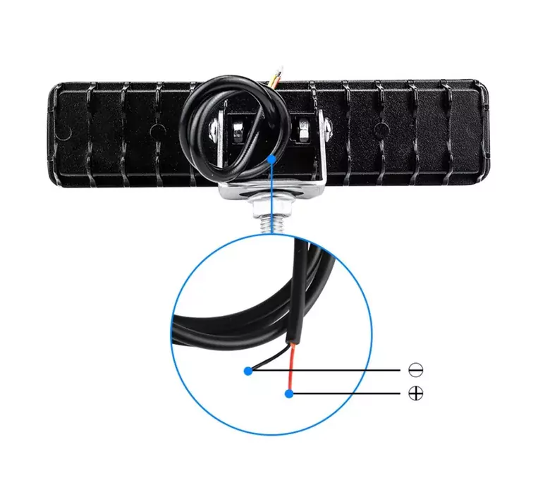 DC 9-60V 16 LED Off Road Projektör Spot Lambası 48W Flood Işık