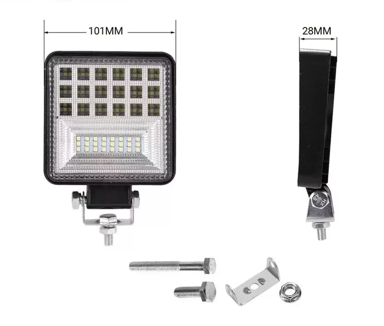 42 LED Combo Aydınlatma Off Road Tekne Çalışma Lambası 126W