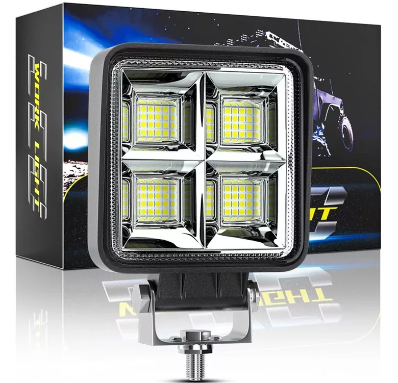 12-24V 64 LED Su Geçirmez Flood Off Road Çalışma Lambası 6500K