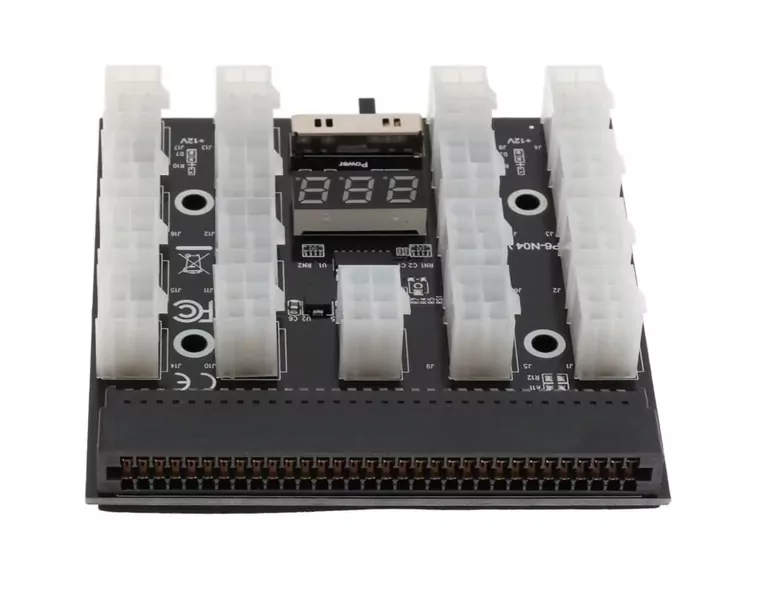 12 - 17 PIN ATX 6 PIN Breakout Board Adaptörü Güç Kaynağı Led Kesme Panosu